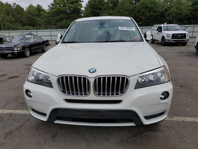 5UXWX9C58E0D09614 - 2014 BMW X3 XDRIVE28I WHITE photo 5