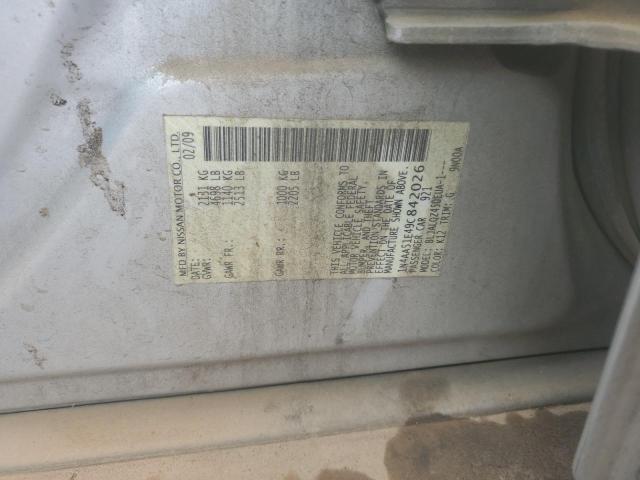 1N4AA51E49C842026 - 2009 NISSAN MAXIMA S SILVER photo 13