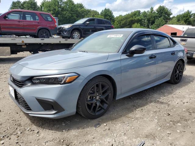 2HGFE2F57NH588638 - 2022 HONDA CIVIC SPORT 蓝色 照片 1
