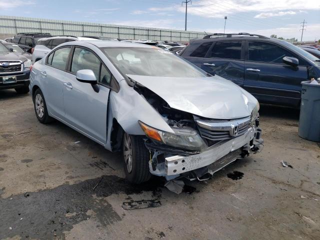 2HGFB2F53CH599402 - 2012 HONDA CIVIC LX SILVER photo 4