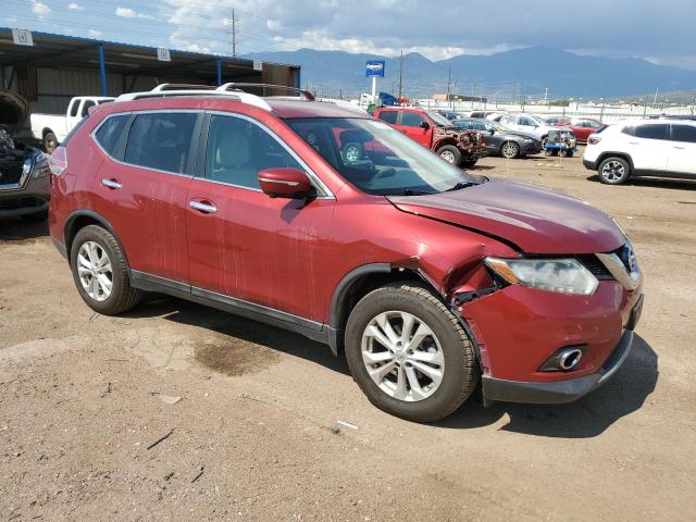 5N1AT2MT1FC852288 - 2015 NISSAN ROGUE S RED photo 4