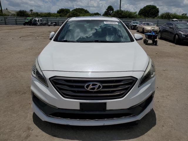 5NPE34AF0GH351575 - 2016 HYUNDAI SONATA SPORT WHITE photo 5