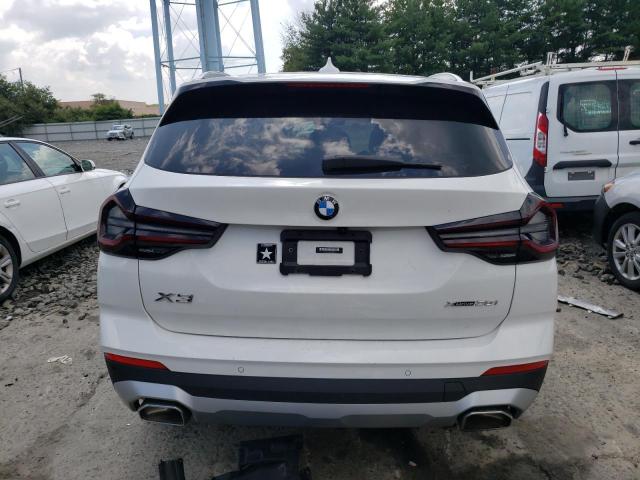 5UX53DP02N9N32149 - 2022 BMW X3 XDRIVE30I WHITE photo 6