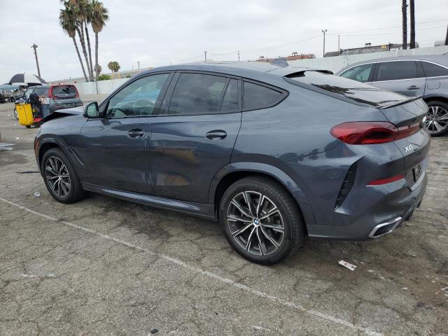 5UXCY6C07N9M65218 - 2022 BMW X6 XDRIVE40I GRAY photo 2