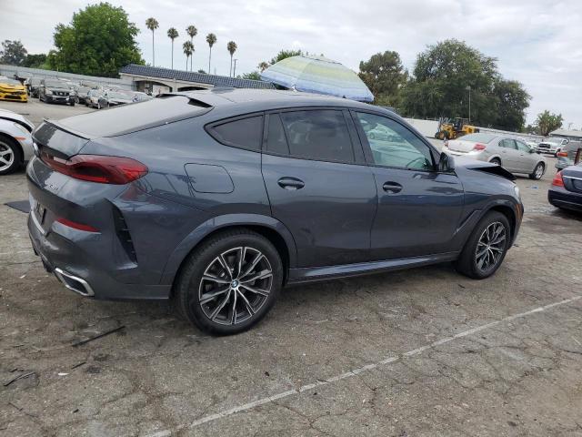 5UXCY6C07N9M65218 - 2022 BMW X6 XDRIVE40I GRAY photo 3