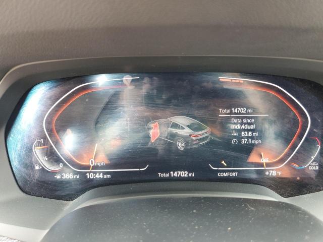 5UXCY6C07N9M65218 - 2022 BMW X6 XDRIVE40I GRAY photo 9