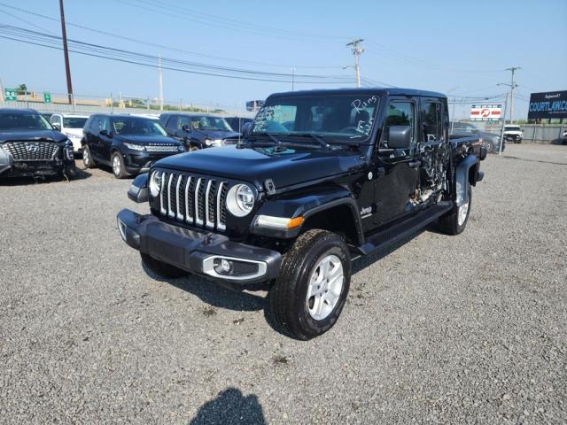 1C6HJTFG4NL170638 - 2022 JEEP GLADIATOR OVERLAND BLACK photo 1