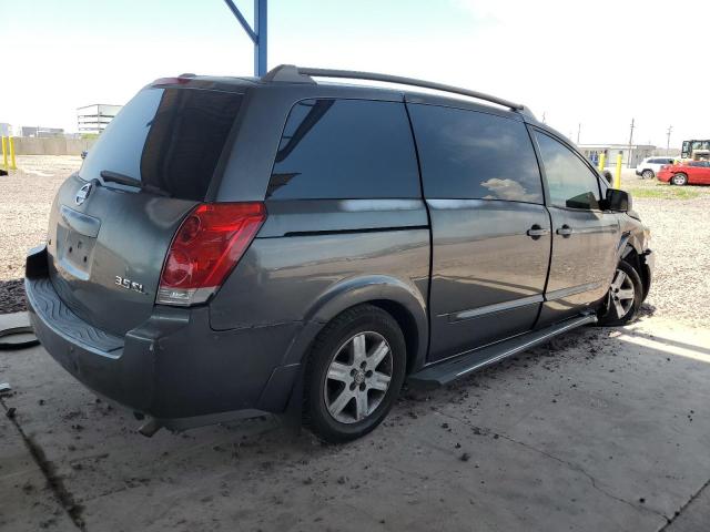 5N1BV28U65N134871 - 2005 NISSAN QUEST S GRAY photo 3