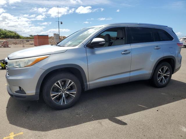 5TDKKRFH9GS151480 - 2016 TOYOTA HIGHLANDER XLE SILVER photo 1