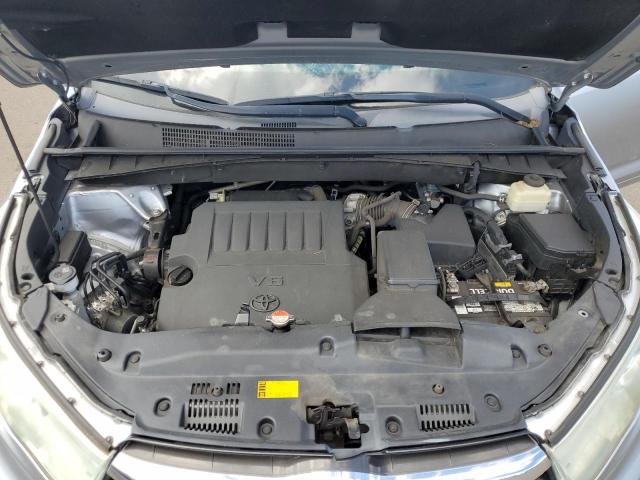 5TDKKRFH9GS151480 - 2016 TOYOTA HIGHLANDER XLE SILVER photo 12