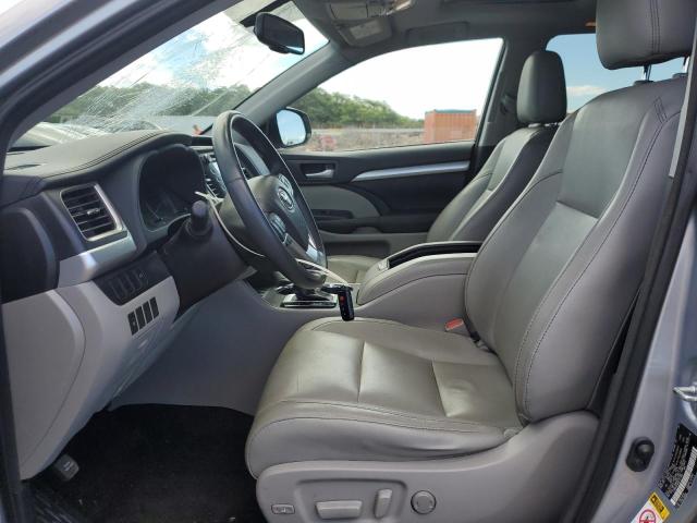 5TDKKRFH9GS151480 - 2016 TOYOTA HIGHLANDER XLE SILVER photo 7