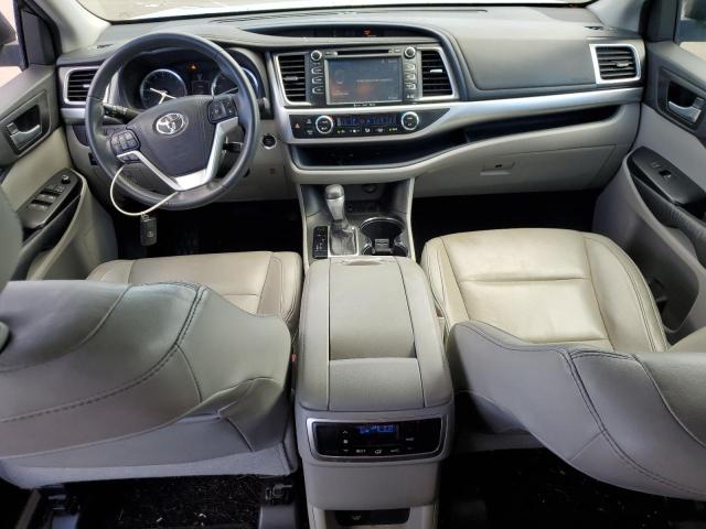 5TDKKRFH9GS151480 - 2016 TOYOTA HIGHLANDER XLE SILVER photo 8