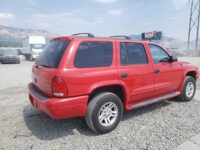 1D4HS48Z23F591203 - 2003 DODGE DURANGO SLT RED photo 3