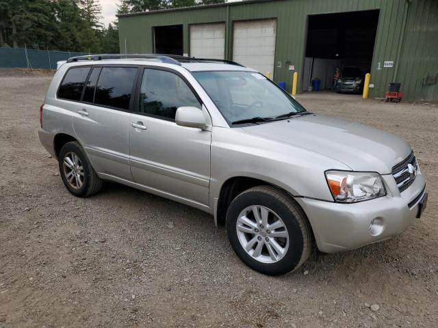 JTEEW21A160013254 - 2006 TOYOTA HIGHLANDER HYBRID SILVER photo 4