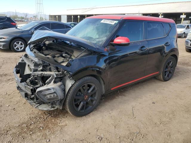 KNDJ53AF3M7740309 - 2021 KIA SOUL GT-LINE TURBO BLACK photo 1