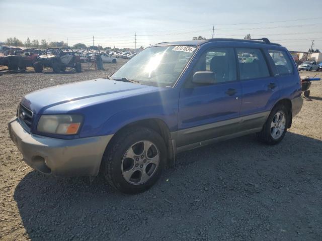 JF1SG656X4G733356 - 2004 SUBARU FORESTER 2.5XS Azul foto 1