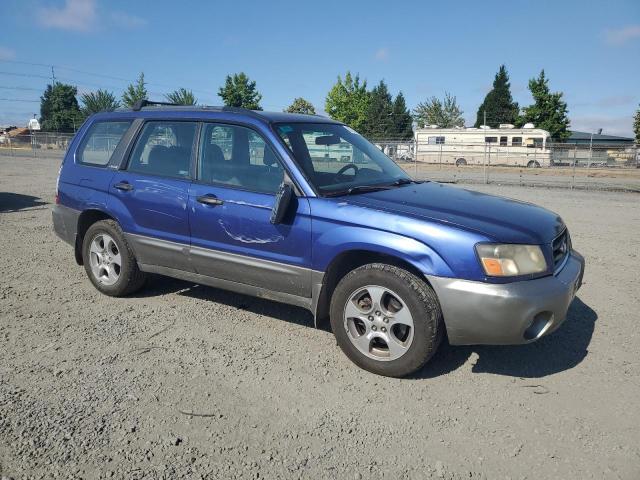 JF1SG656X4G733356 - 2004 SUBARU FORESTER 2.5XS Azul foto 4
