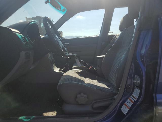 JF1SG656X4G733356 - 2004 SUBARU FORESTER 2.5XS Azul foto 7