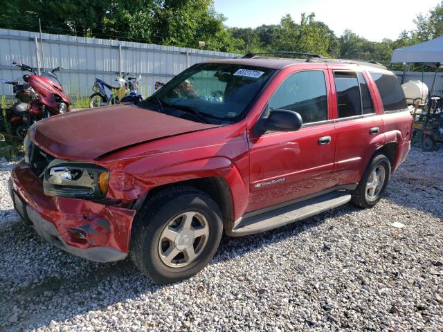 1GNDT13S132404274 - 2003 CHEVROLET TRAILBLAZE RED photo 1