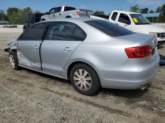 3VW2K7AJ6EM404036 - 2014 VOLKSWAGEN JETTA BASE SILVER photo 2