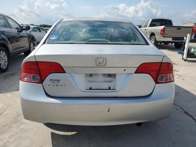 2HGFA16508H348857 - 2008 HONDA CIVIC LX SILVER photo 6