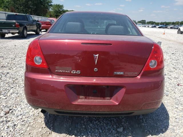 1G2ZA5E03A4108346 - 2010 PONTIAC G6 MAROON photo 6