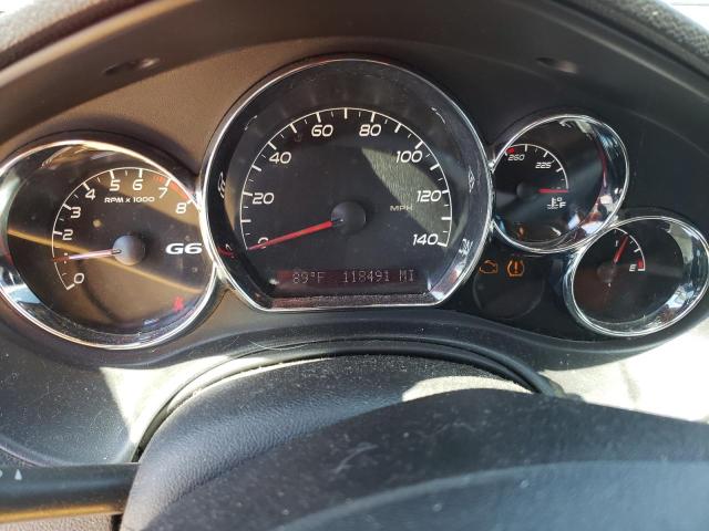 1G2ZA5E03A4108346 - 2010 PONTIAC G6 MAROON photo 9