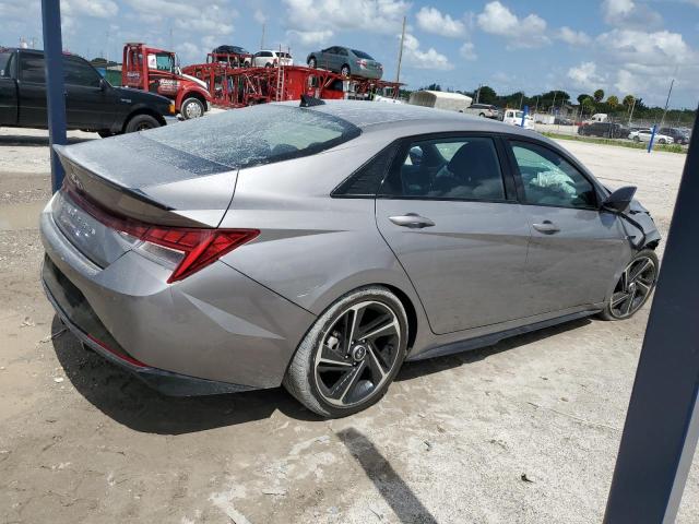 KMHLR4AFXPU442943 - 2023 HYUNDAI ELANTRA N LINE GRAY photo 3