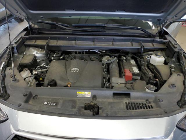 5TDGZRAH7MS076489 - 2021 TOYOTA HIGHLANDER XLE Silber Foto 12