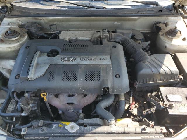 KMHDN45D43U682492 - 2003 HYUNDAI ELANTRA GLS SILVER photo 11