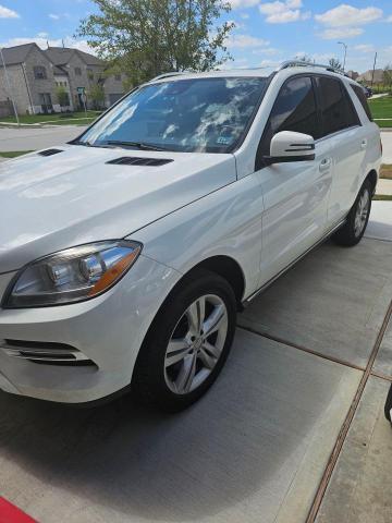 4JGDA5HB7FA541398 - 2015 MERCEDES-BENZ ML 350 4MATIC WHITE photo 2