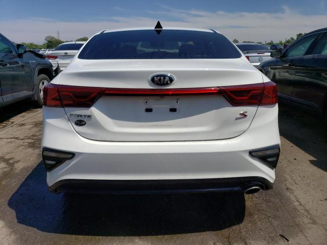 3KPF34AD6KE035551 - 2019 KIA FORTE GT LINE WHITE photo 6