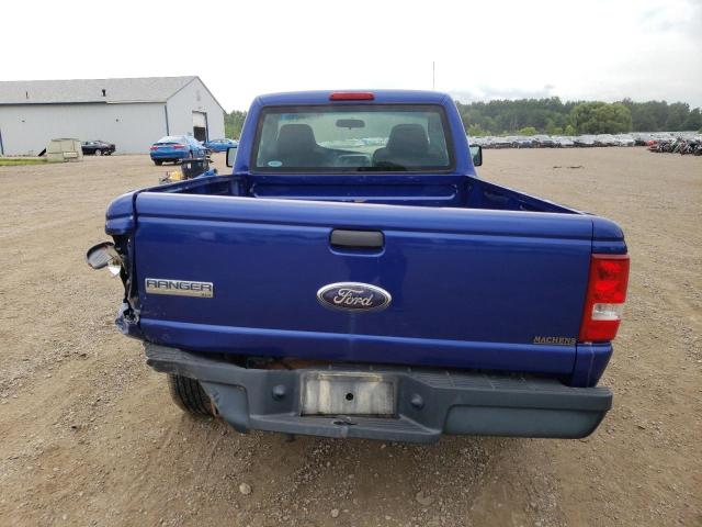 1FTYR10D26PA07680 - 2006 FORD RANGER BLUE photo 6