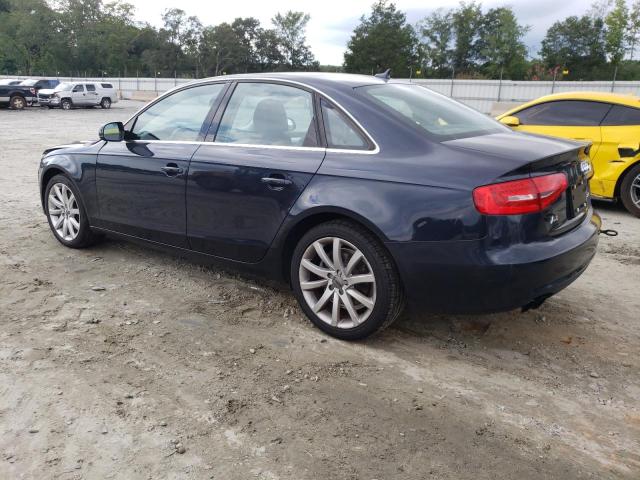 WAUAFAFL0DN031779 - 2013 AUDI A4 PREMIUM BLUE photo 2