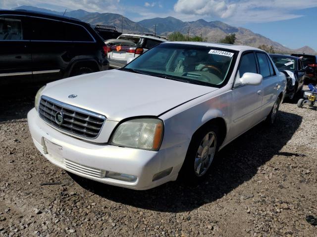 1G6KF57904U234262 - 2004 CADILLAC DEVILLE DTS WHITE photo 1