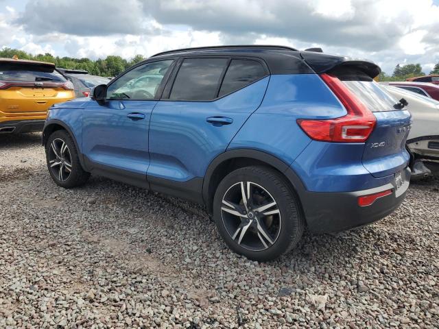 YV4162UM0M2428458 - 2021 VOLVO XC40 T5 R-DESIGN BLUE photo 2