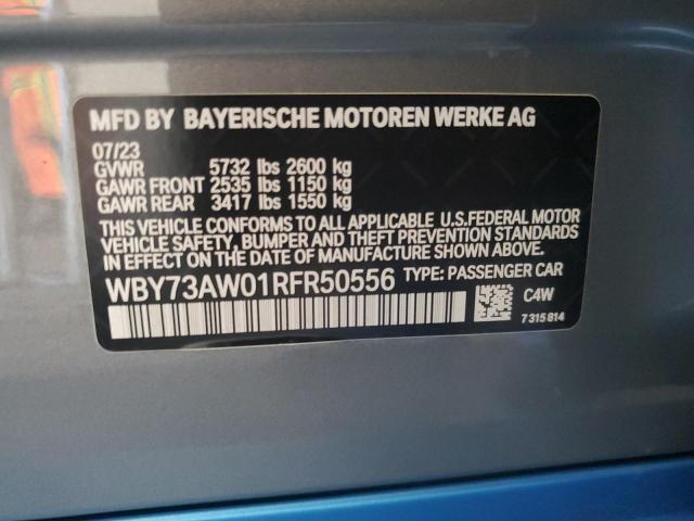 WBY73AW01RFR50556 - 2024 BMW I4 EDRIVE 40 SILVER photo 12