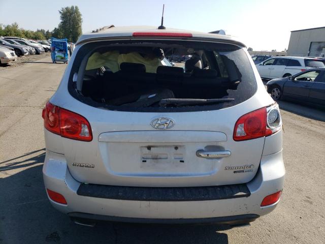 5NMSH73EX8H193206 - 2008 HYUNDAI SANTA FE SE SILVER photo 6