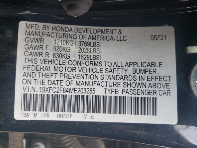 19XFC2F84ME203285 - 2021 HONDA CIVIC SPORT 黑色 照片 13