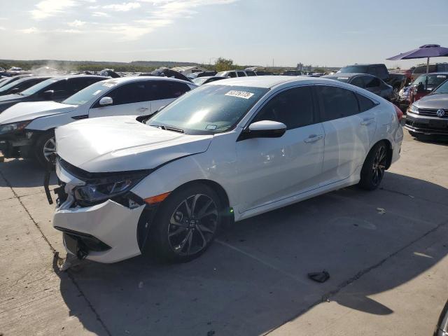 19XFC2F85LE017950 - 2020 HONDA CIVIC SPORT WHITE photo 1