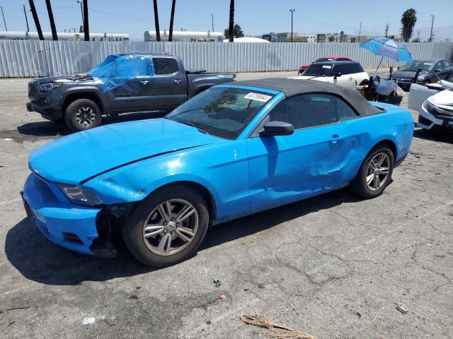 1ZVBP8EM2C5224910 - 2012 FORD MUSTANG BLUE photo 1