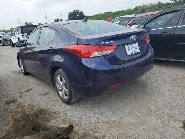 5NPDH4AE9DH239292 - 2013 HYUNDAI ELANTRA GLS BLUE photo 2