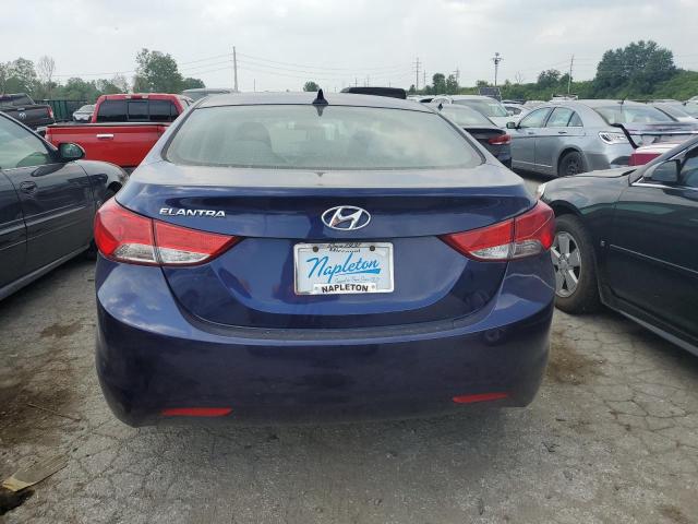 5NPDH4AE9DH239292 - 2013 HYUNDAI ELANTRA GLS BLUE photo 6