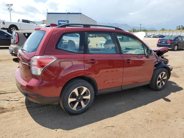 JF2SJABC9JH467490 - 2018 SUBARU FORESTER 2.5I RED photo 3