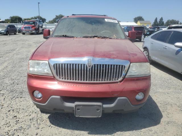 5LMEU68H85ZJ25038 - 2005 LINCOLN AVIATOR წითელი ფოტო 5