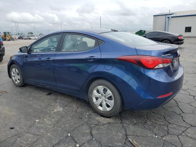 5NPDH4AE5GH713940 - 2016 HYUNDAI ELANTRA SE BLUE photo 2