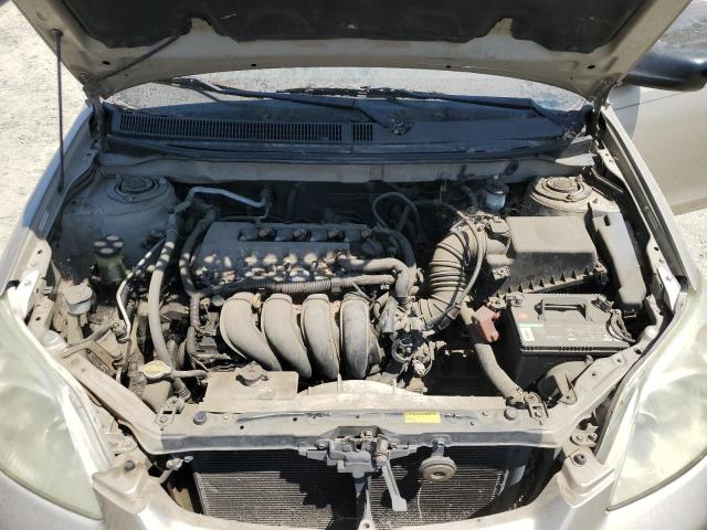 2T1KR32E33C020035 - 2003 TOYOTA COROLLA MA XR GOLD photo 11