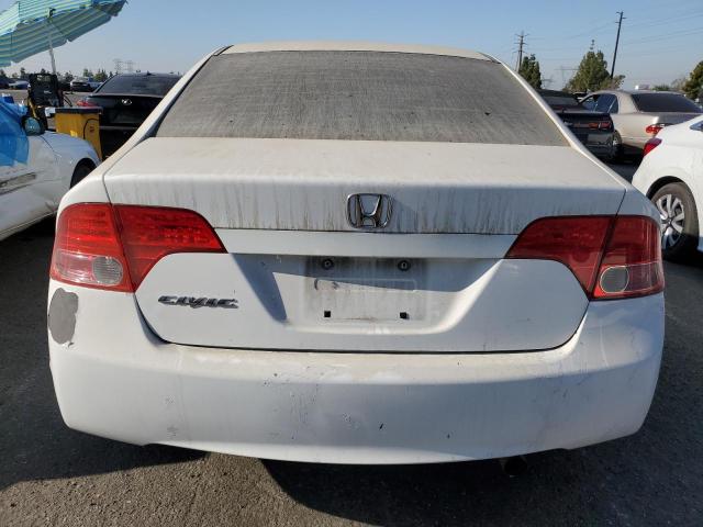 2HGFA16878H304381 - 2008 HONDA CIVIC EX WHITE photo 6