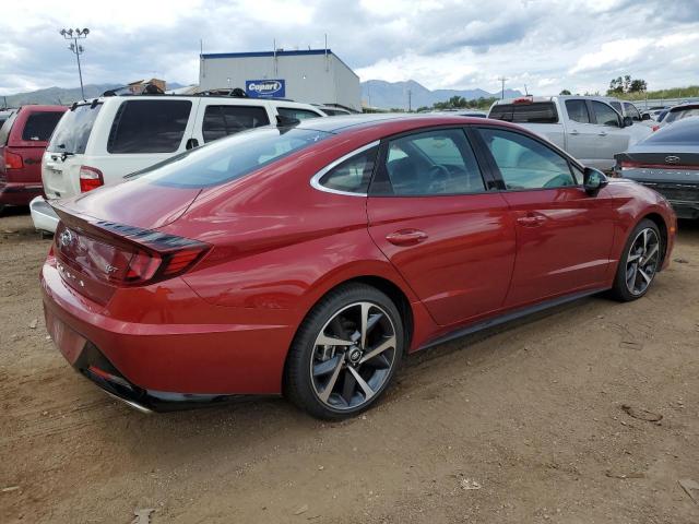 KMHL44J23PA273376 - 2023 HYUNDAI SONATA SEL PLUS MAROON photo 3