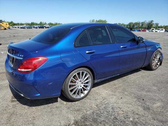 55SWF6EB0JU245274 - 2018 MERCEDES-BENZ C 43 4MATIC AMG BLUE photo 3